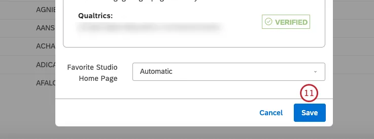 Wählen Sie "Sichern".