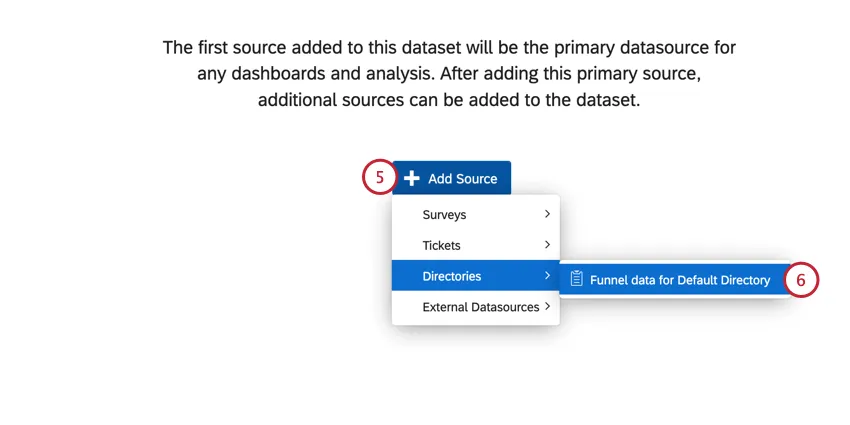 adding the directory data as a source