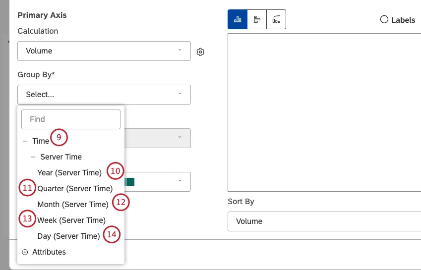 Opciones de configuración del widget