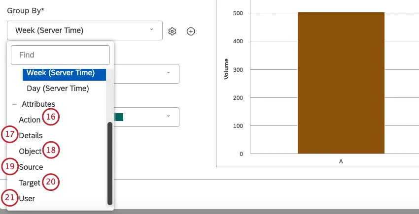 options de configuration du widget