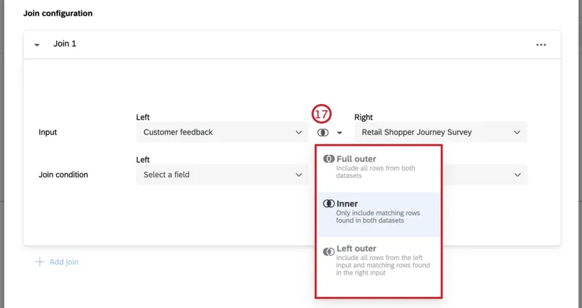 available join options within a merge task