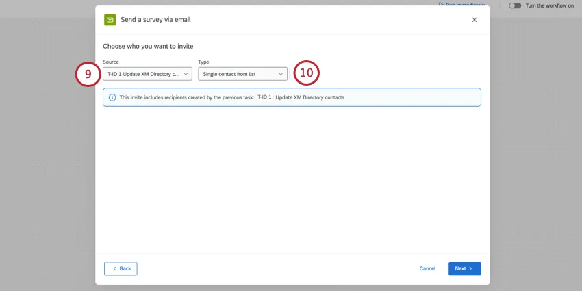 スクリーンショットは、古典的なディレクトリリストや細分化からタスクベースのIDに受信者を調整することを示しています。