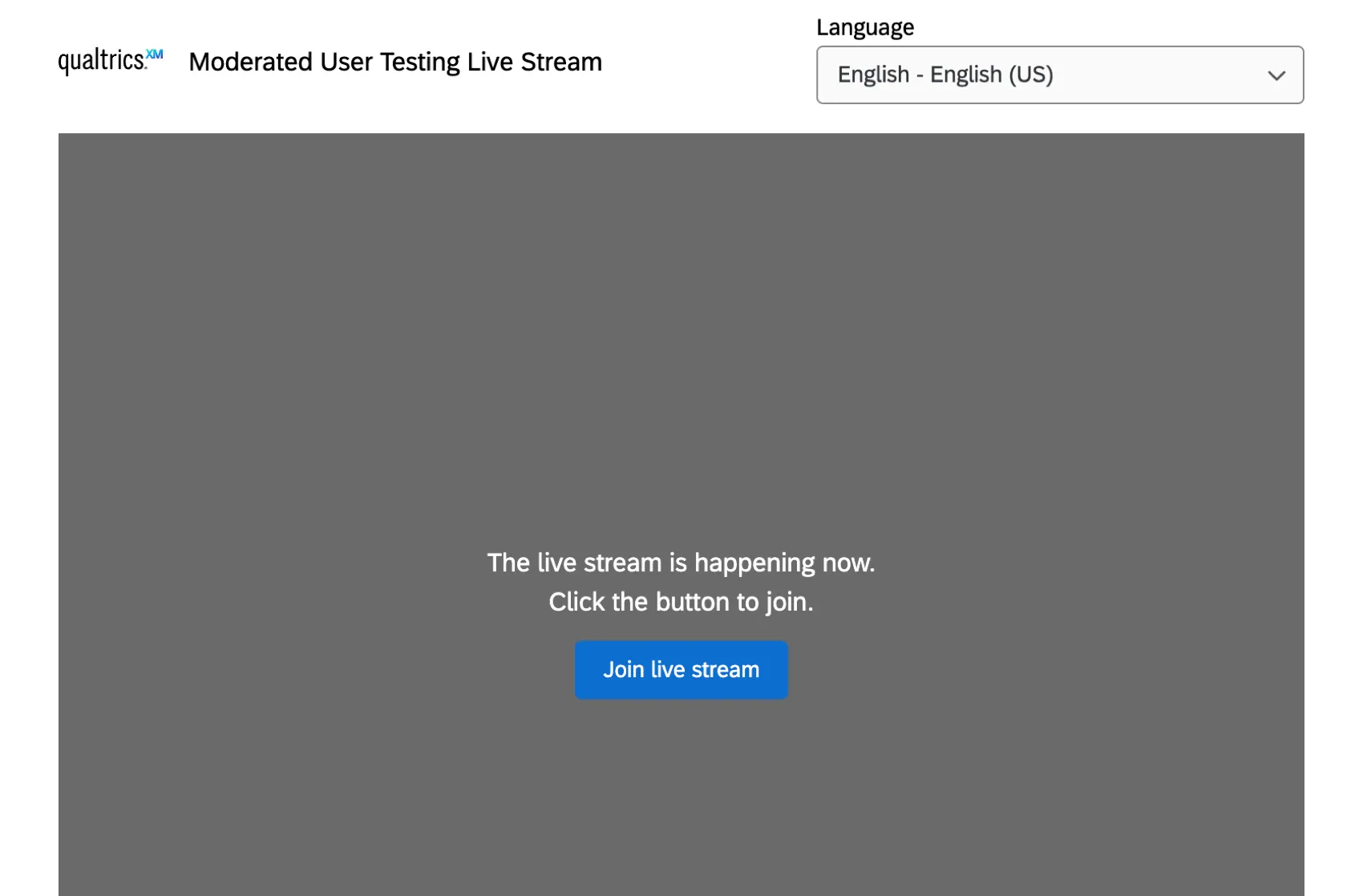 per partecipare al live stream