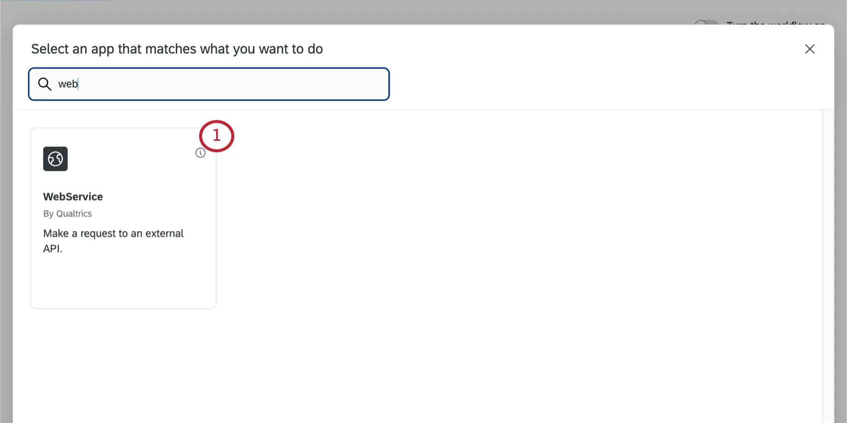 Seleccionar una tarea de servicio web