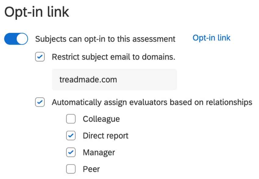 Image of opt-in link section