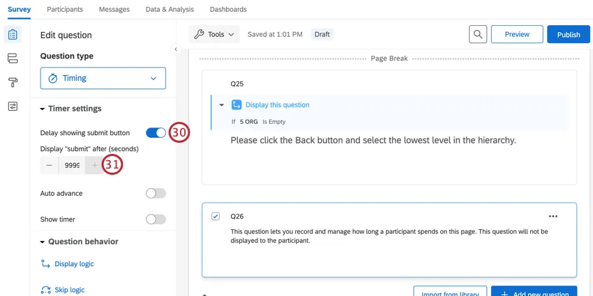 delay showing submit button is enabled and 9999 is entered in the box