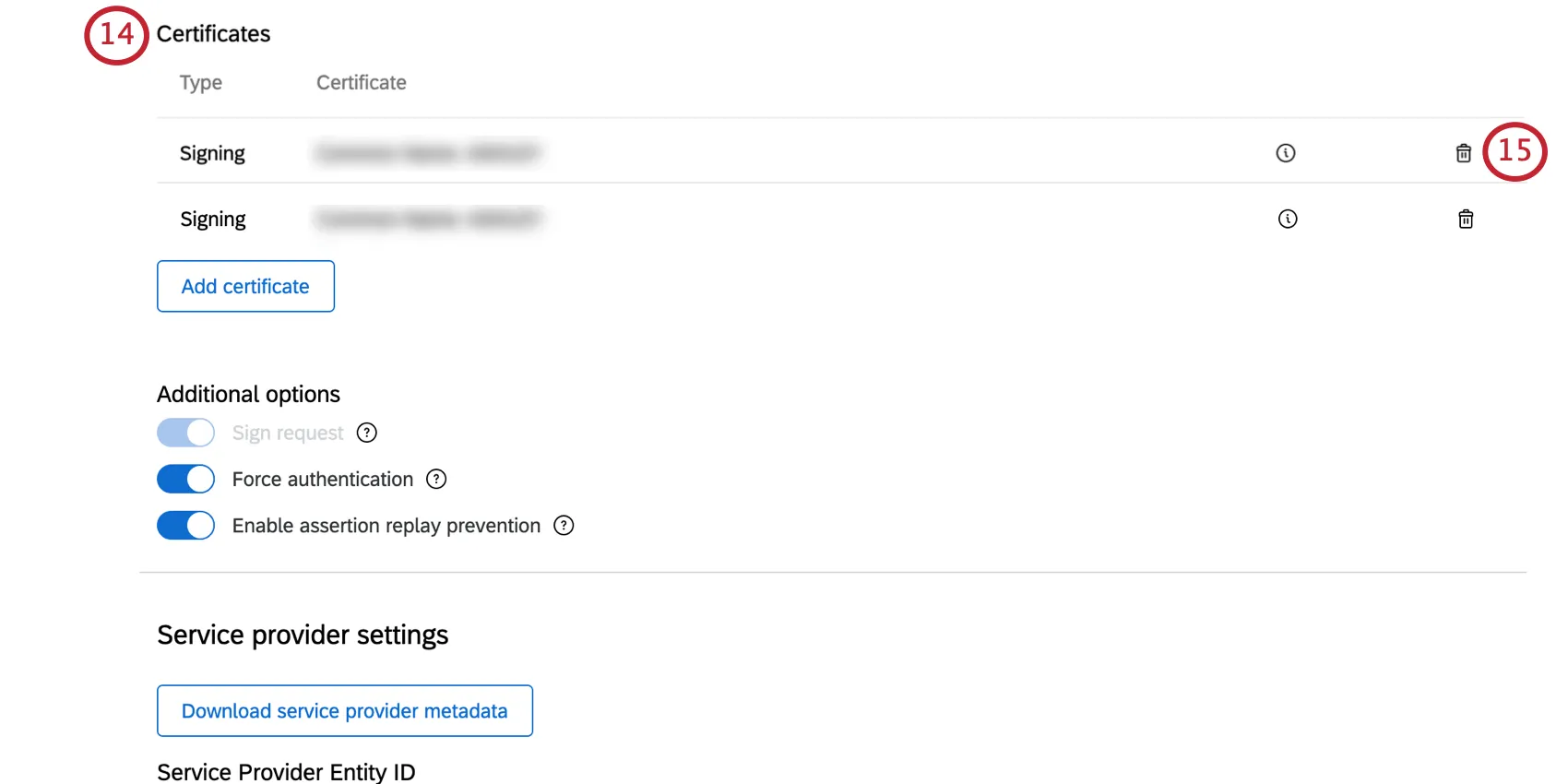 ［証明書］セクションの画像