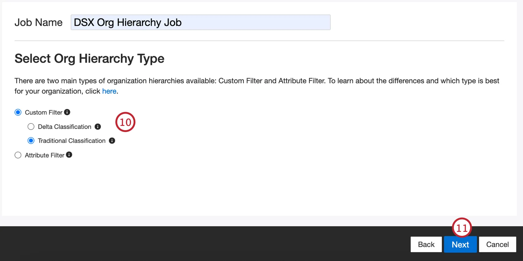 choosing a hierarchy type