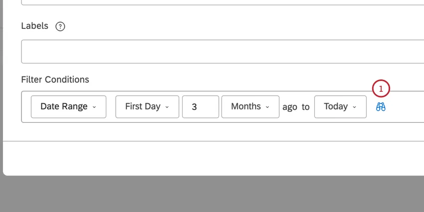 anklicken des Binokularsymbols