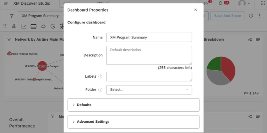 new window where you edit dashboard properties