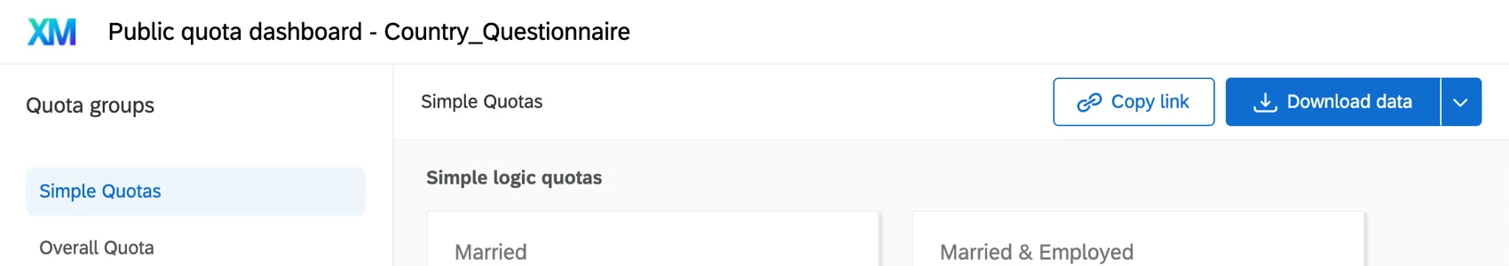 copy linm and download data buttons in upper-right of dashboards