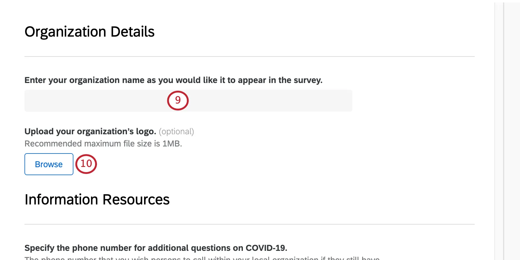 Fields described open in a new page