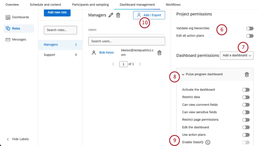 a fully created role complete with permissions and members