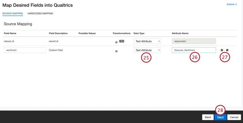 adding fields for export
