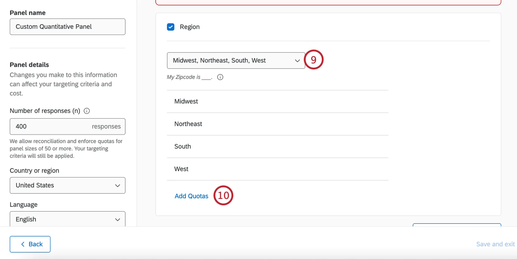 adicionar perguntas de triagem e personalizá-las