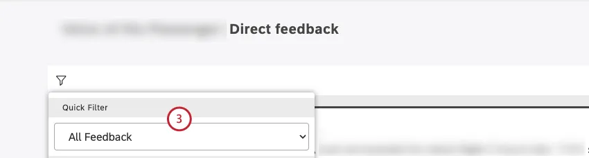 Klappen Sie das Menü Schnellfilter auf.