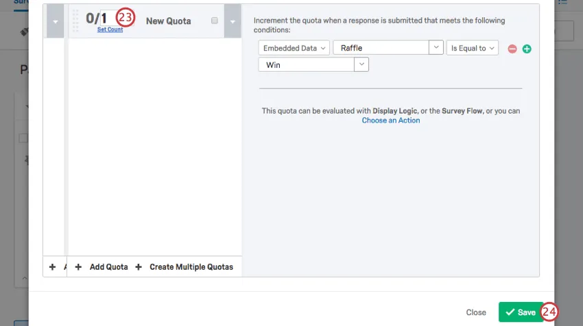 Changer le décompte en haut à gauche