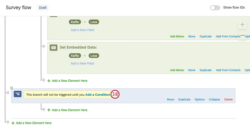 cliquer sur ajouter une condition