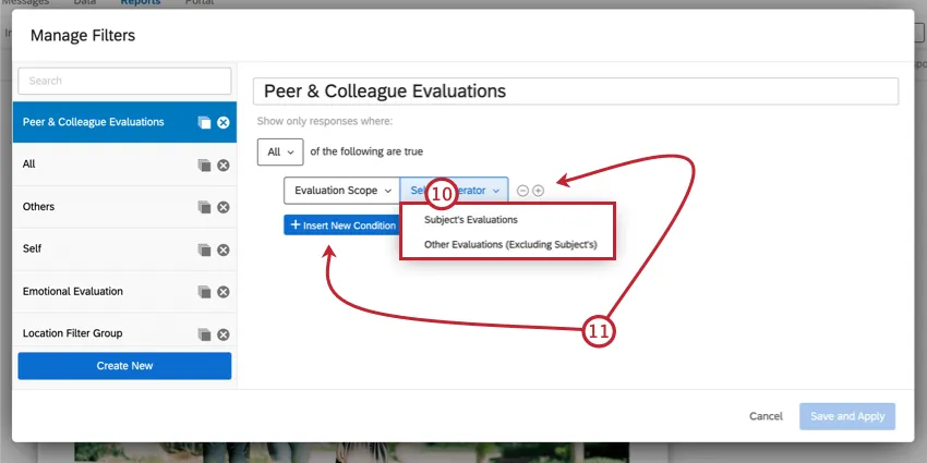adding a condition for evaluation scope