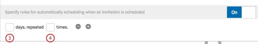 Specifying rules for automatically scheduling when an invitation is scheduled