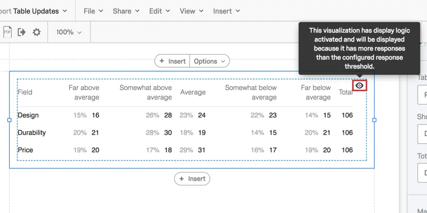目のアイコンからツールチップ