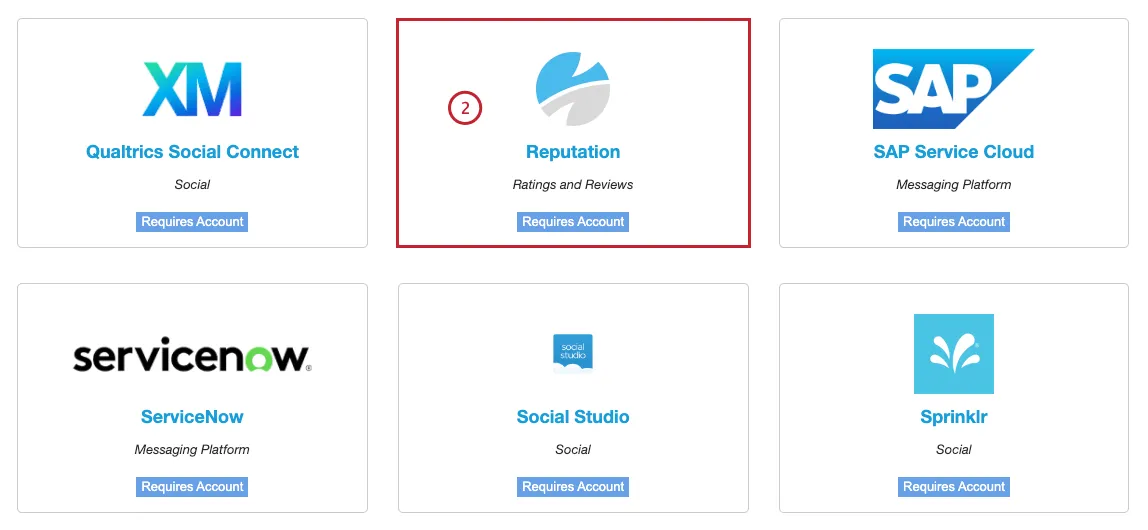 sélection de la réputation du connecteur