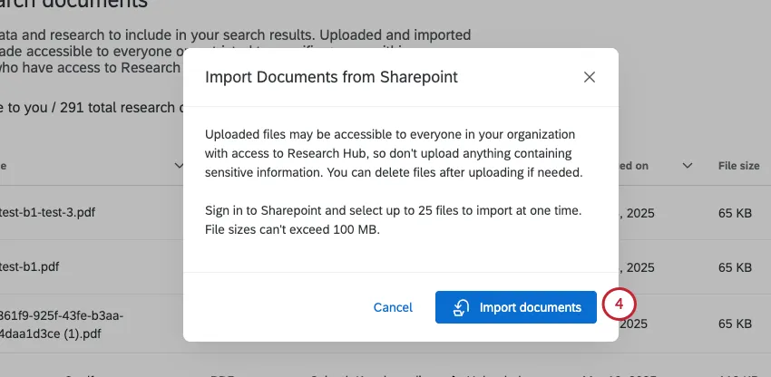 new window with a short message