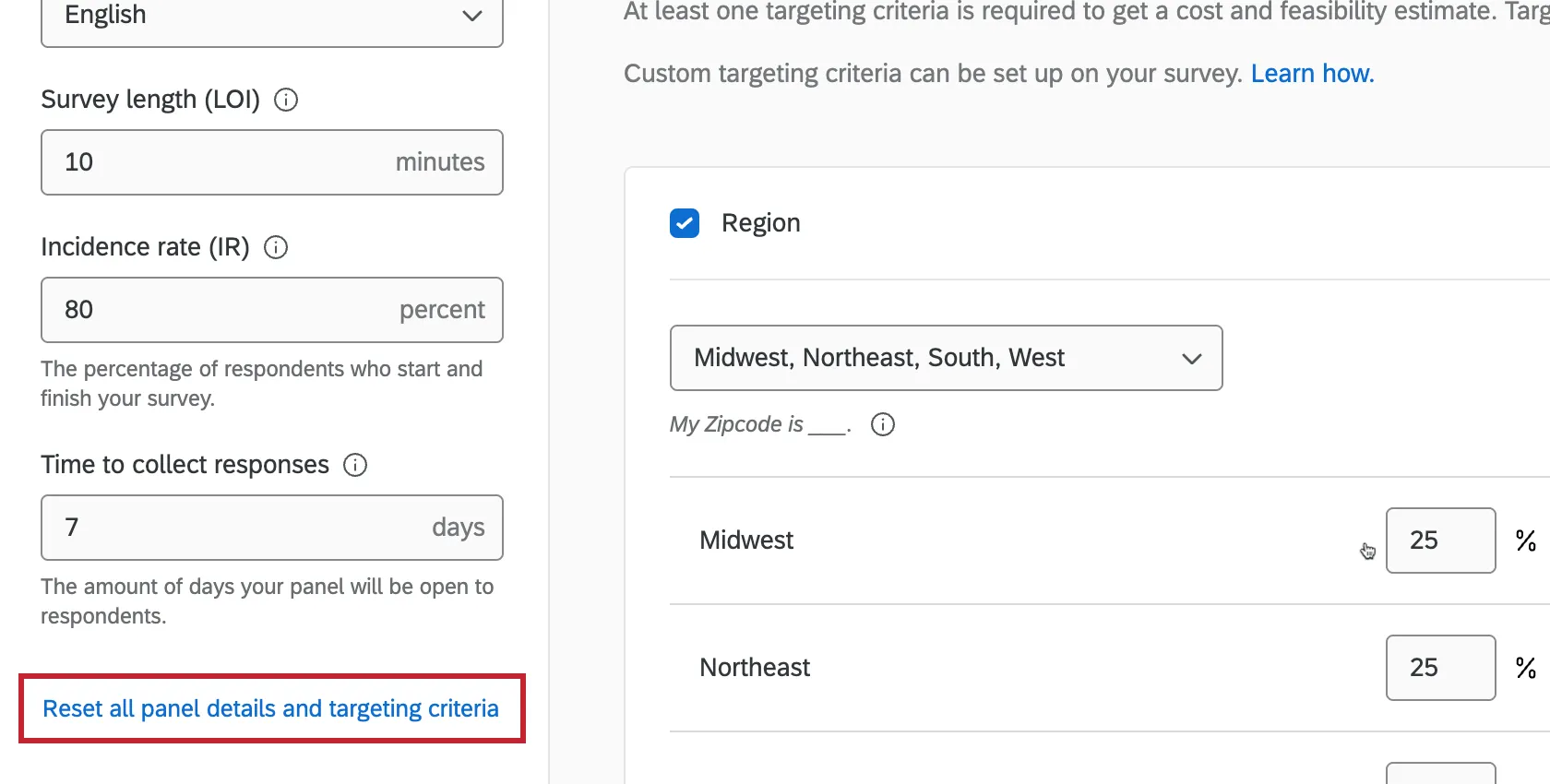 Restablecer los cambios realizados en el panel