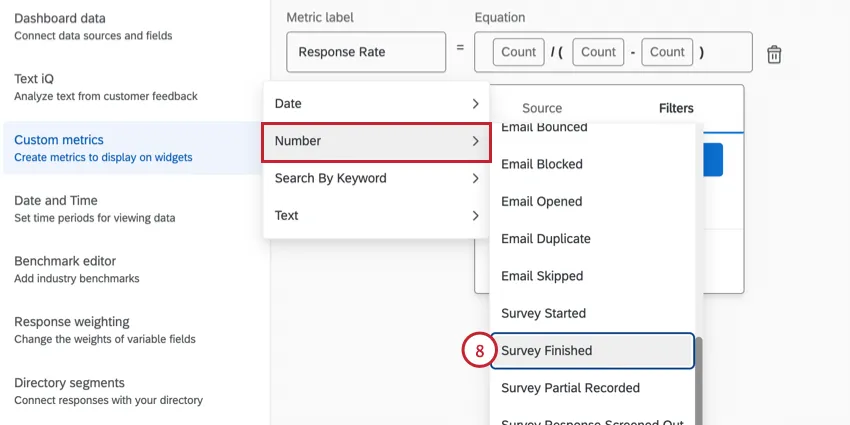 choosing survey started
