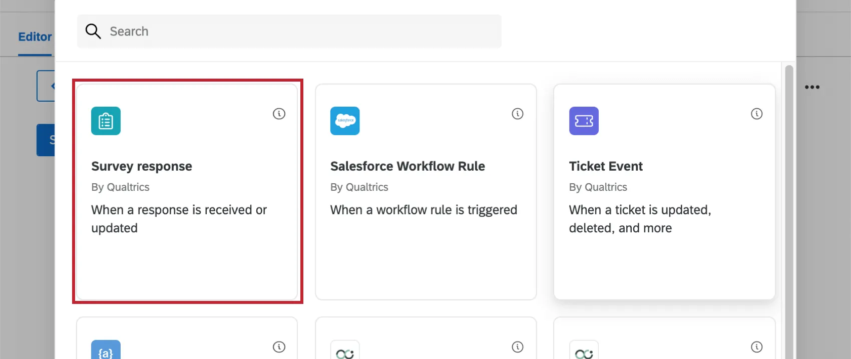 イベント選択画面のアンケート回答イベント