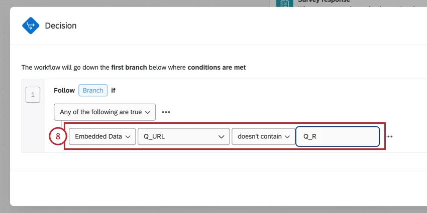 Construyendo una condición basada en Q_URL