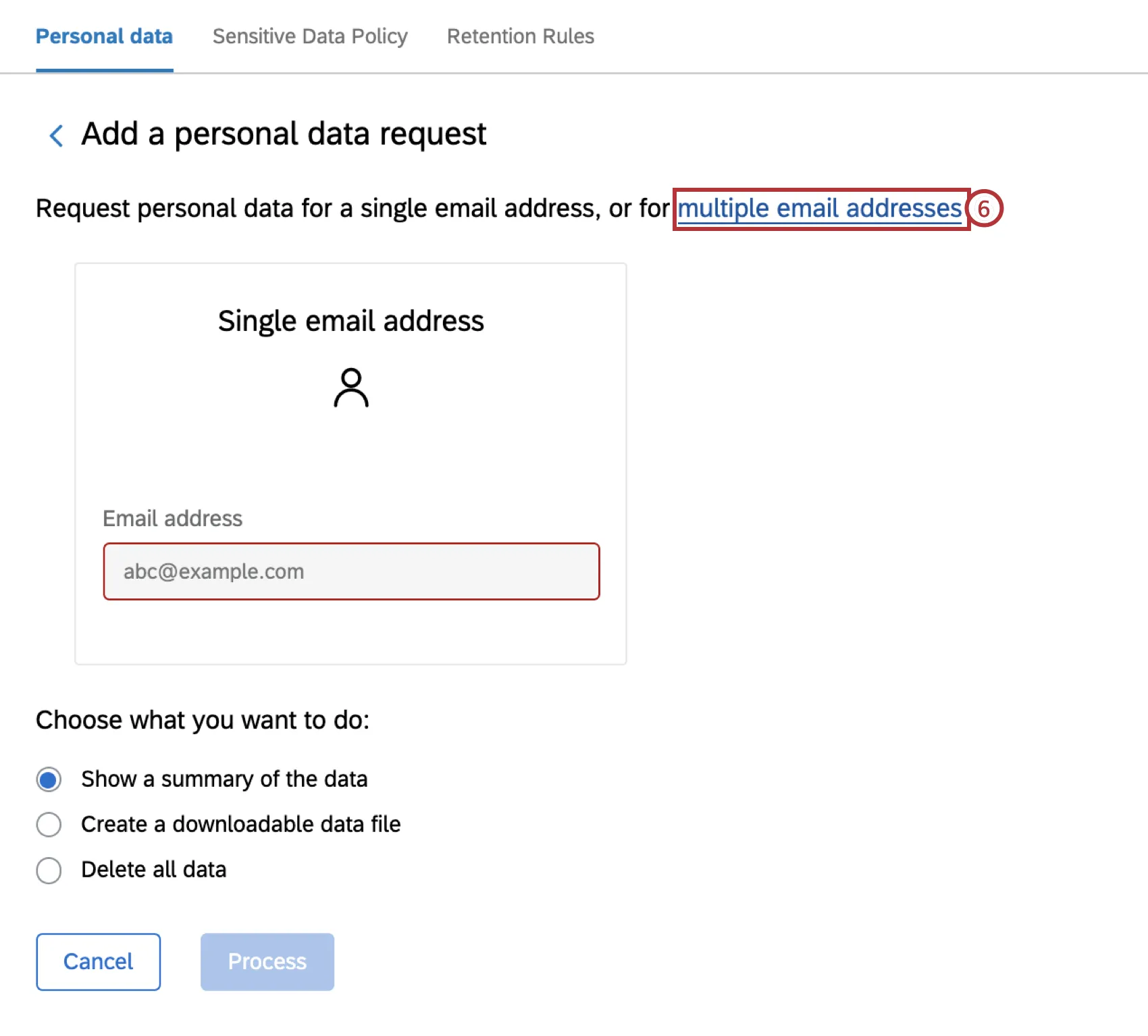 Multiple email addresses