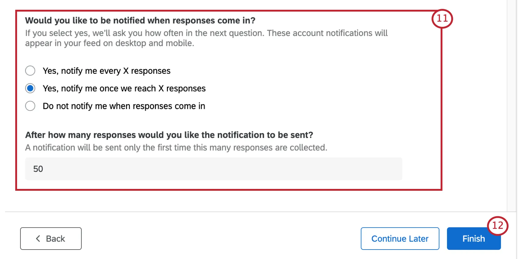 Image of notification settings