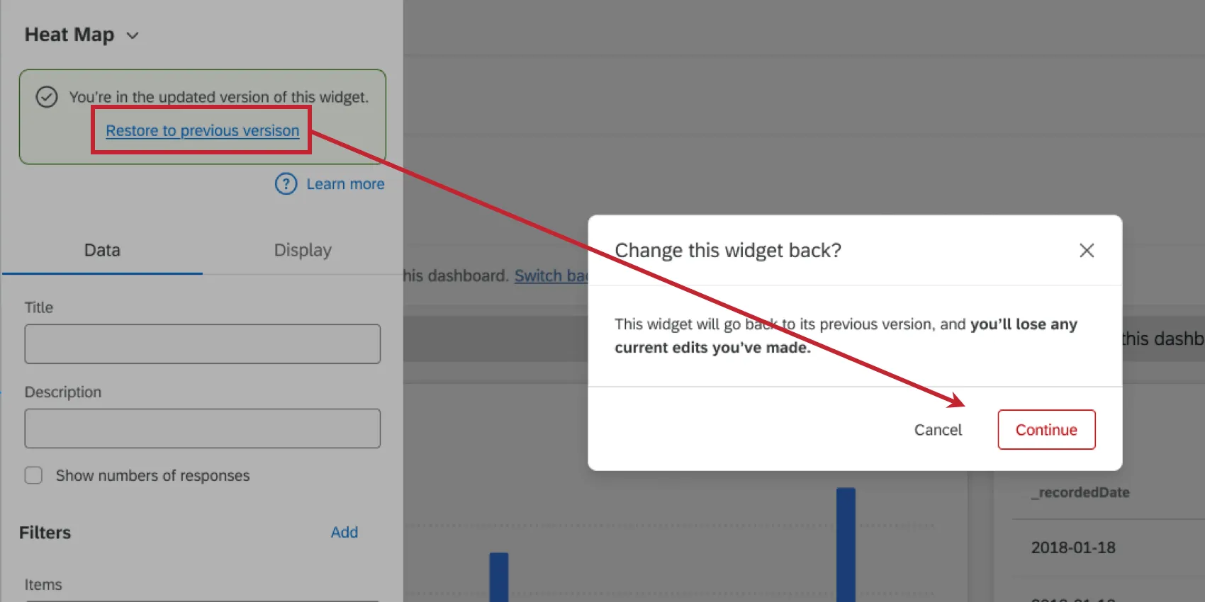 reverting a widget back to the old look