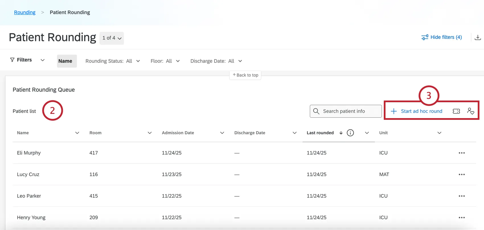verwendung des Widgets zum Runden