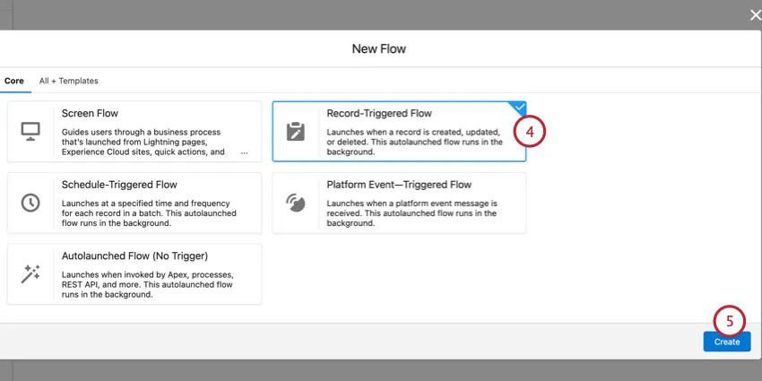 creating a record triggered flow