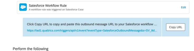 アクションタブに移動する