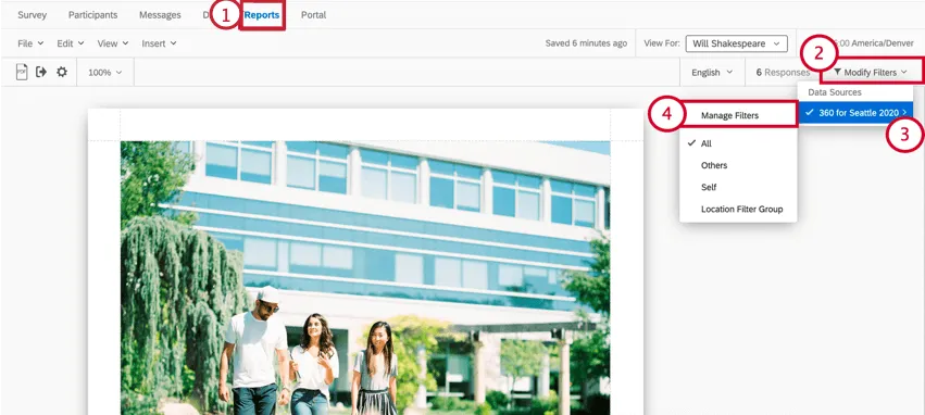 Haga clic en Agregar filtro y luego en Administrar filtros