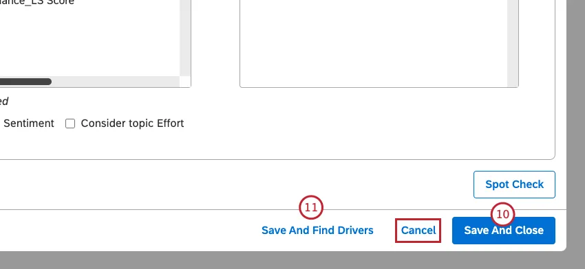 Select the Save And Close button
