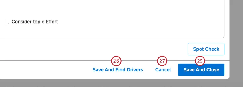 Clique em Save and Close (Salvar e fechar), Save and Find Drivers (Salvar e localizar drivers) ou Cancel (Cancelar).