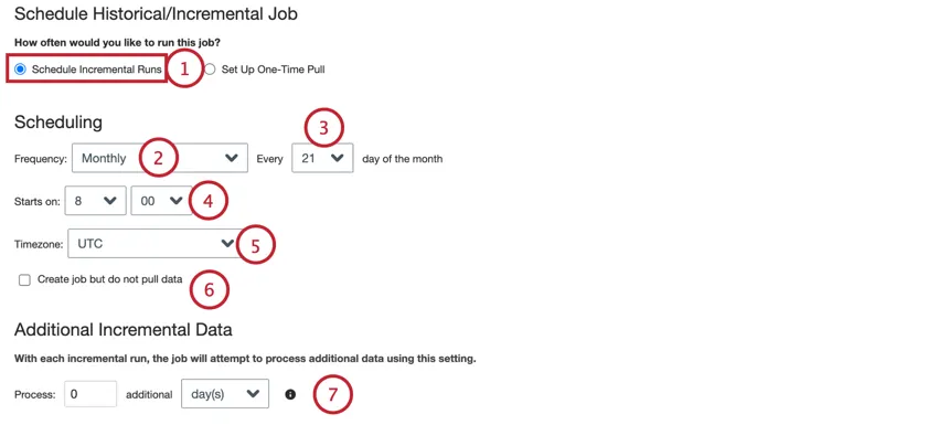 creating a recurring job schedule