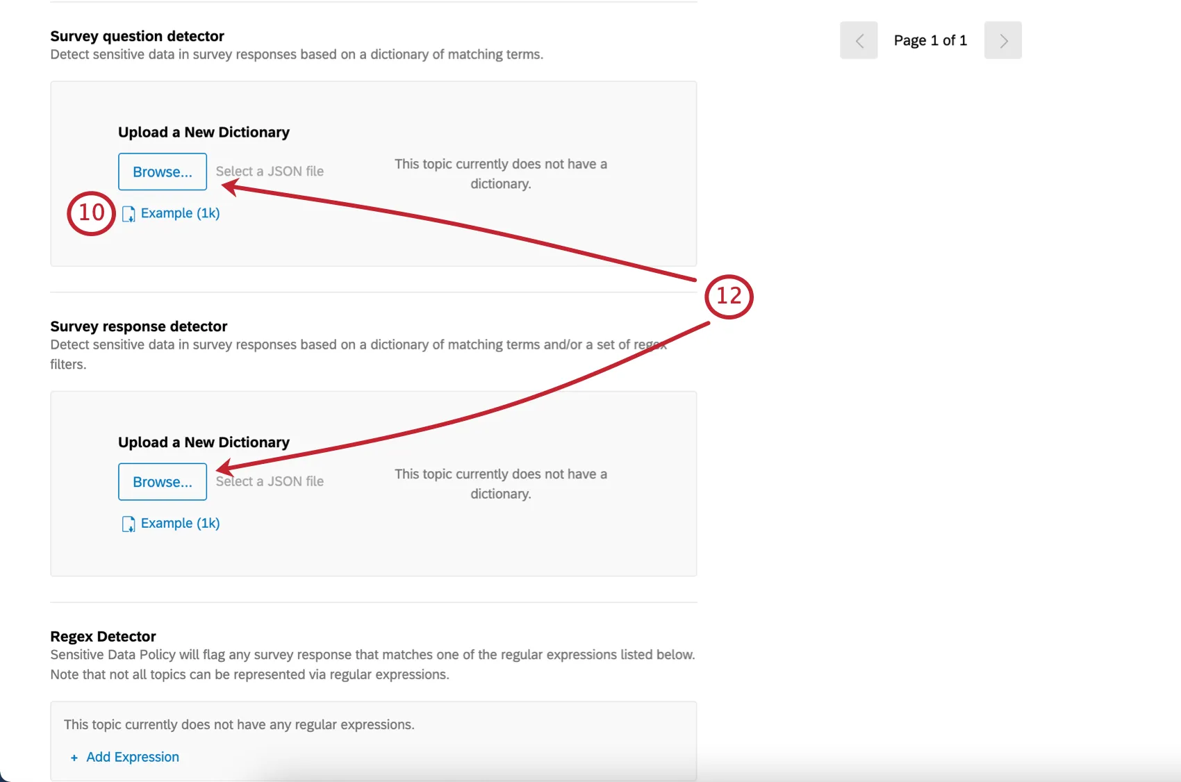 plus bas, dans la section Détecteur de dictionnaires