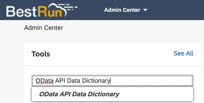 successfactorsのodata辞書に移動する