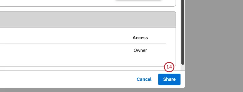 Hacer clic Compartir .