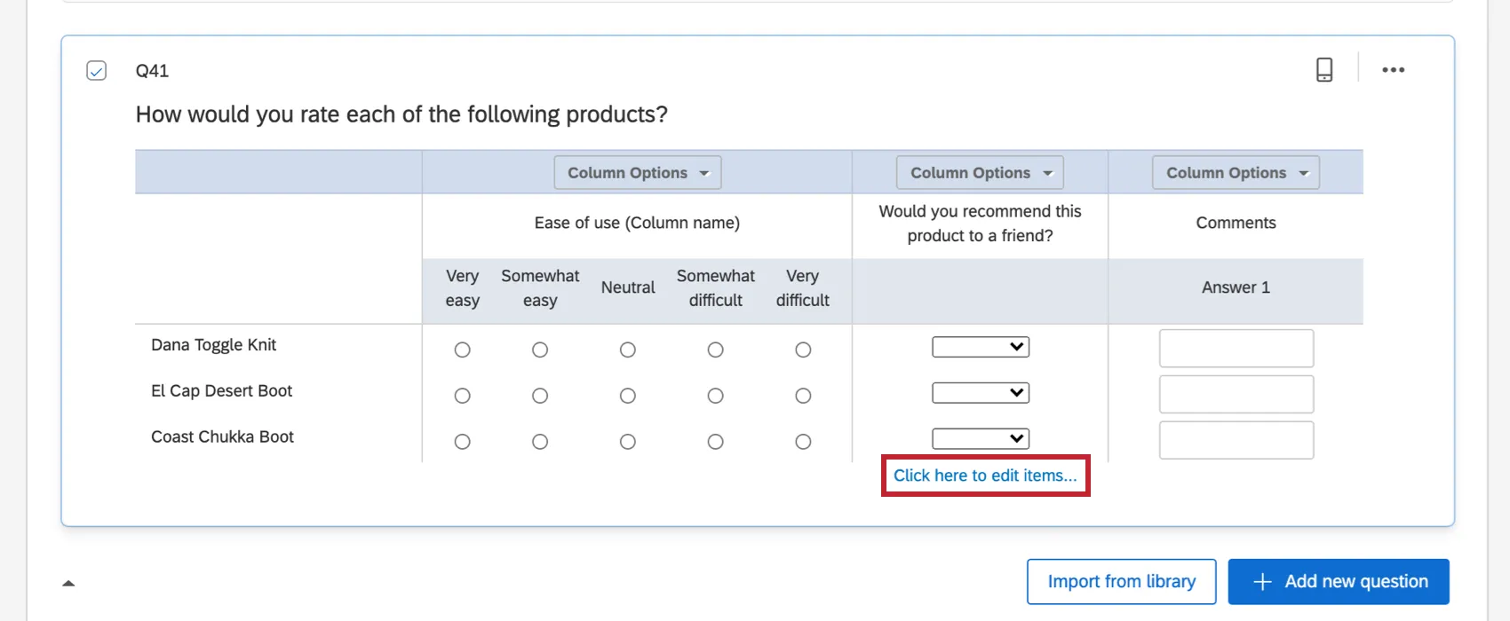 in a dropdown, at the bottom add choices by clicking Click here to edit items