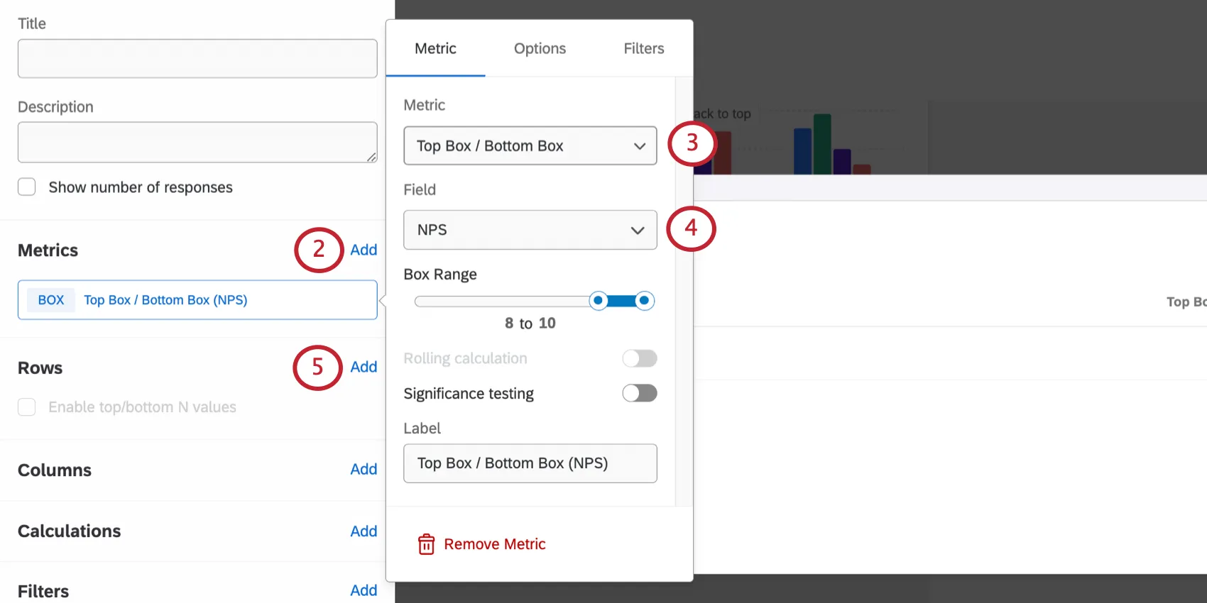 image of a top box / bottom box metric in a table