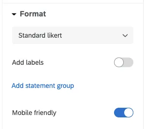 Captura de tela da configuração de compatibilidade com dispositivos móveis