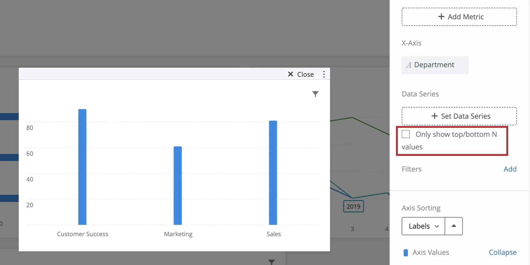 Image of the only show top/bottom N values option