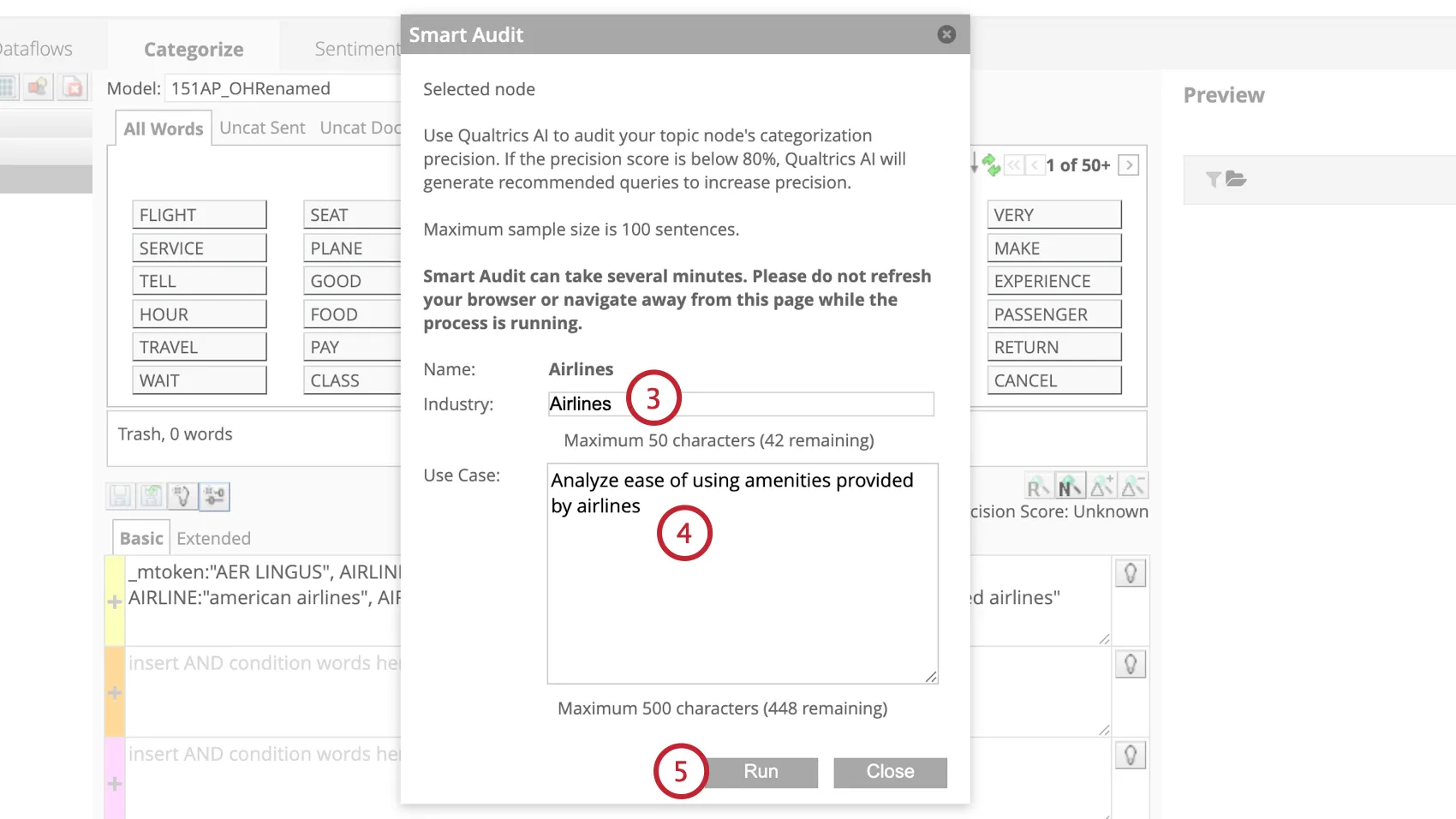 entering an industry and use case prompt