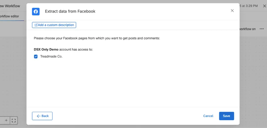 selecting pages to track